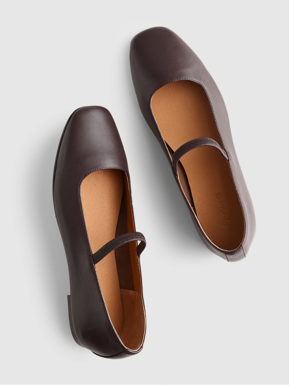 Madewell Greta Ballet Flats in Coffee Bean